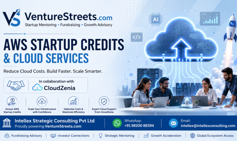 AWS Startup Credits & Cloud Services: Helping Eligible Startups Reduce Cloud Costs -A Collaboration Between VentureStreets.com and CloudZenia.