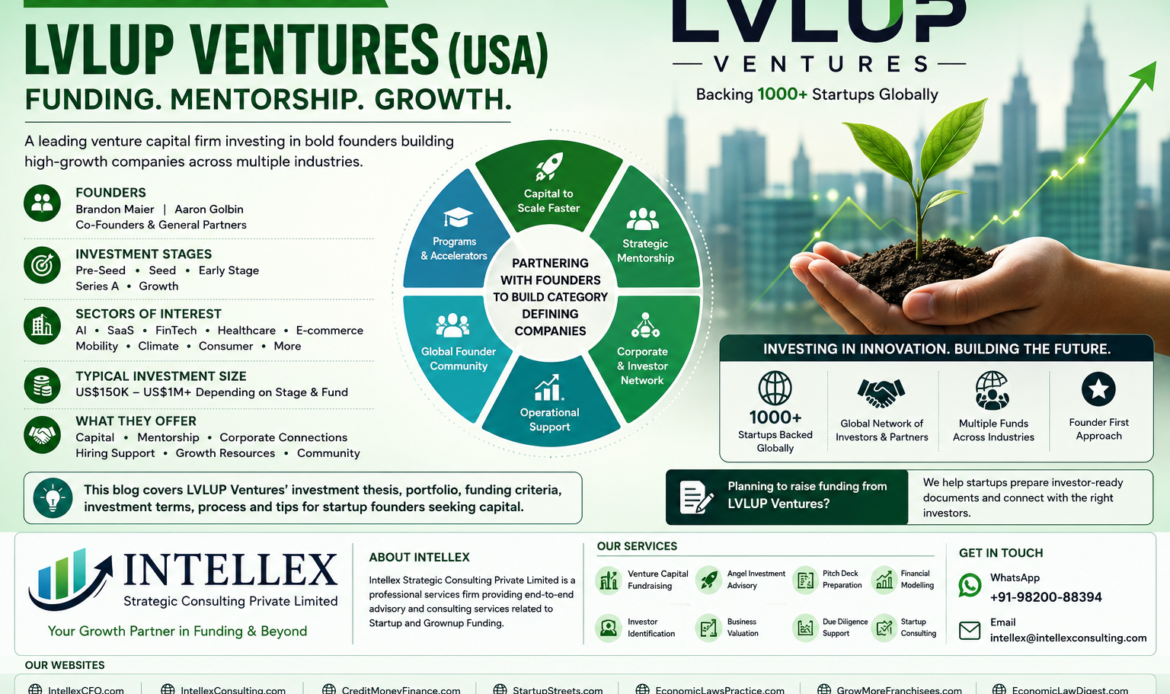 LVLUP Ventures (USA): Complete Guide for Startup Founders - Founders, Investment Thesis, Portfolio, Funding Criteria, Investment Process & How to Raise Capital